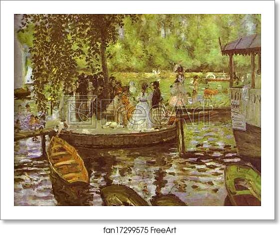 Free art print of La Grenouillère by Pierre-Auguste Renoir Free art print of La Grenouillère by Pierre-Auguste Renoir