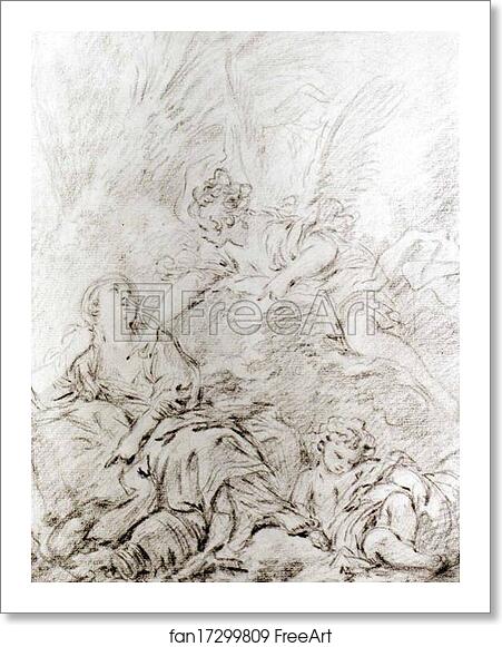 Free art print of Hagar and Ishmael in the Desert by François Boucher Free art print of Hagar and Ishmael in the Desert by François Boucher