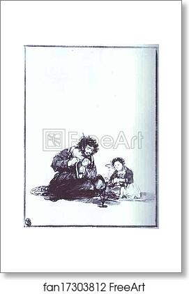 Free art print of El ciego trabajador (Diligent Blind Man) by Francisco De Goya Y Lucientes