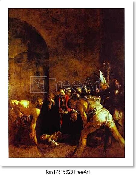 Free art print of The Burial of St. Lucy by Caravaggio