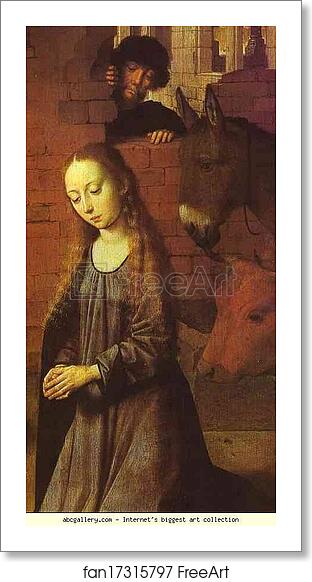 Free art print of The Nativity. Detail by Gerard David Free art print of The Nativity. Detail by Gerard David