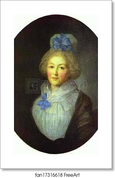 Free art print of Portrait of Princess A. A. Dolgorukaya, née Bredikhina by Fedor Rokotov