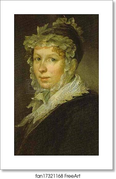 Free art print of Portrait of A. I. Tropinina, the Artist's Wife by Vasily Tropinin