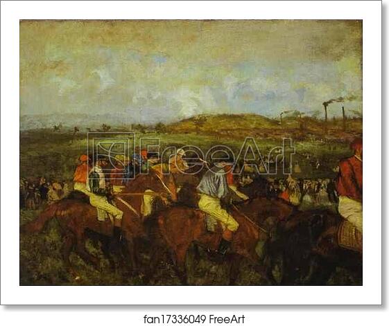 Free art print of Gentlemen Jockeys before the Start by Edgar Degas Free art print of Gentlemen Jockeys before the Start by Edgar Degas