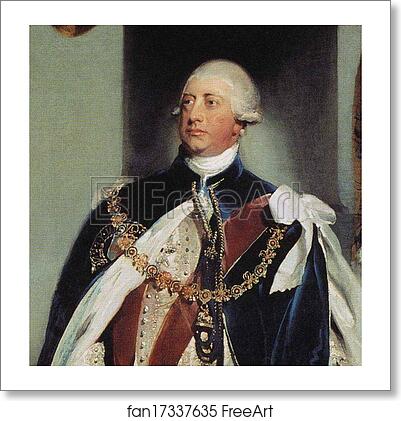 Free art print of George III. Detail by Sir Thomas Lawrence