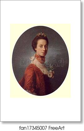 Free art print of Portrait of Mary Digges, Lady Robert Manners by Allan Ramsay