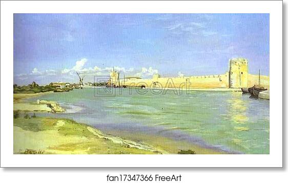 Free art print of Mall of Aigues-Mortes by Frédéric Bazille Free art print of Mall of Aigues-Mortes by Frédéric Bazille