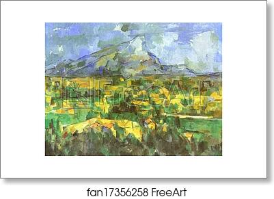 Free art print of Mount Sainte-Victoire by Paul Cézanne