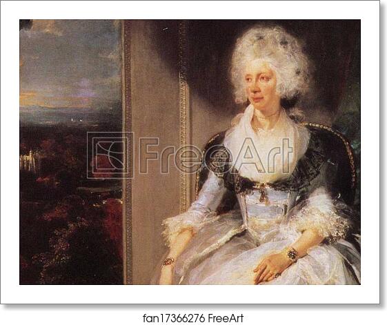 Free art print of Queen Charlotte. Detail by Sir Thomas Lawrence Free art print of Queen Charlotte. Detail by Sir Thomas Lawrence