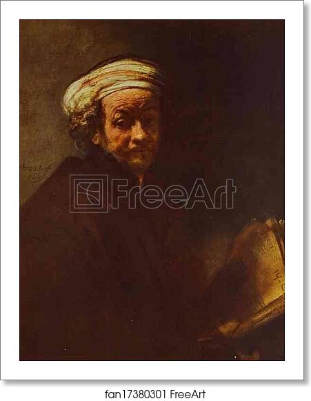 Free art print of Self-Portrait as St. Paul by Rembrandt Harmenszoon Van Rijn Free art print of Self-Portrait as St. Paul by Rembrandt Harmenszoon Van Rijn