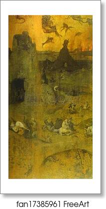 Free art print of Fall of the Rebel Angels by Hieronymus Bosch