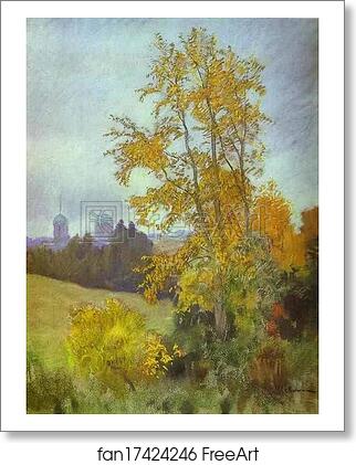 Free art print of Autumn Landscape with a Church by Isaac Levitan Free art print of Autumn Landscape with a Church by Isaac Levitan