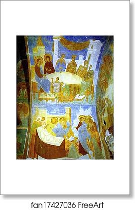 Free art print of Ceiling mural in the Church of Nativity of the Virgin in the Pherapontov Monastery by Dionisii (Dionysius)