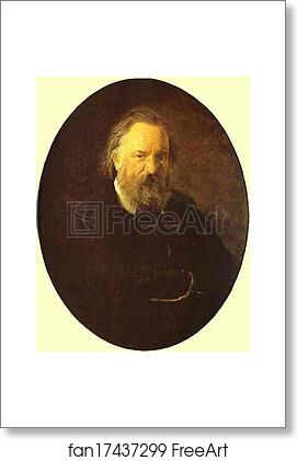 Free art print of Portrait of the Author Alexander Herzen by Nikolay Gay