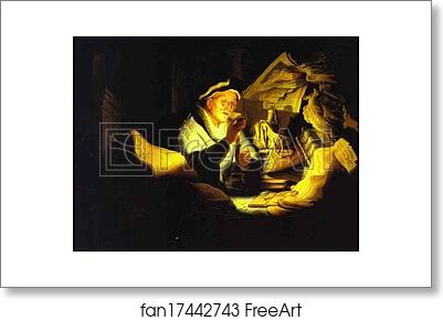 Free art print of Parable of the Rich Man by Rembrandt Harmenszoon Van Rijn
