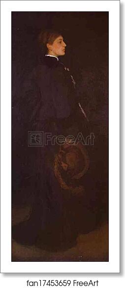 Free art print of Arrangement in Brown and Black: Portrait of Miss Rosa Corder by James Abbott Mcneill Whistler