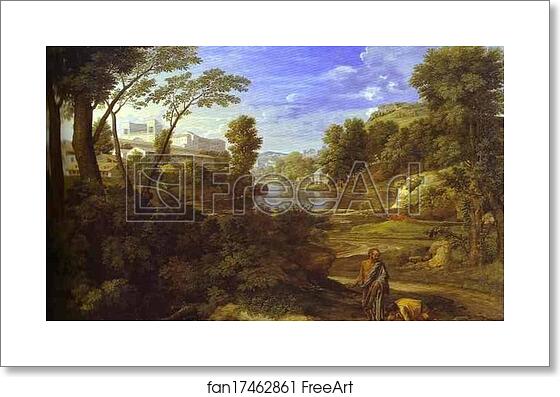 Free art print of Landscape with Diogenes by Nicolas Poussin Free art print of Landscape with Diogenes by Nicolas Poussin