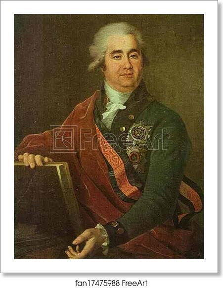 Free art print of Portrait of Count A. A. Bezborodko by Dmitry Levitzky Free art print of Portrait of Count A. A. Bezborodko by Dmitry Levitzky