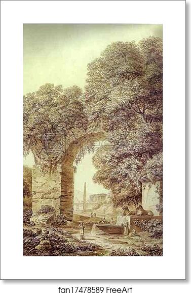 Free art print of Landscape with Ruins by Semion Shchedrin Free art print of Landscape with Ruins by Semion Shchedrin