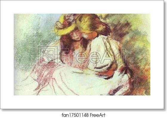 Free art print of Reading Children by Pierre-Auguste Renoir Free art print of Reading Children by Pierre-Auguste Renoir
