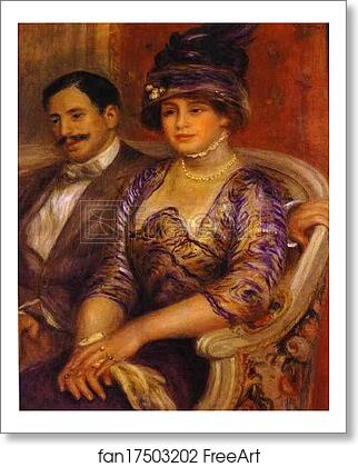 Free art print of Portrait of M. and Mme. Bernheim de Villers by Pierre-Auguste Renoir Free art print of Portrait of M. and Mme. Bernheim de Villers by Pierre-Auguste Renoir