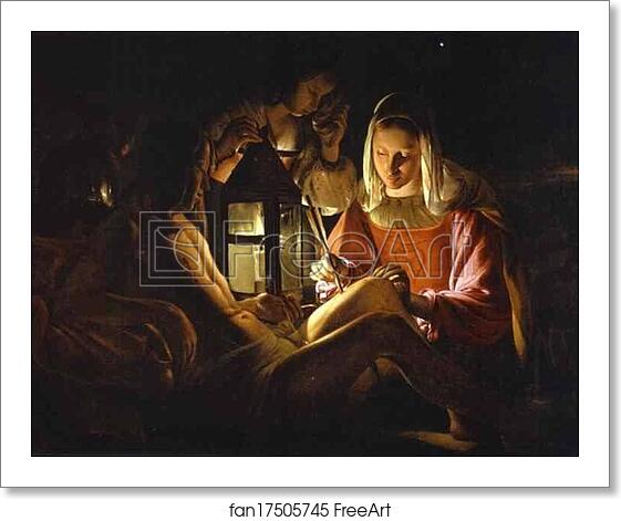 Free art print of St. Sebastian with Lantern by Georges De La Tour Free art print of St. Sebastian with Lantern by Georges De La Tour