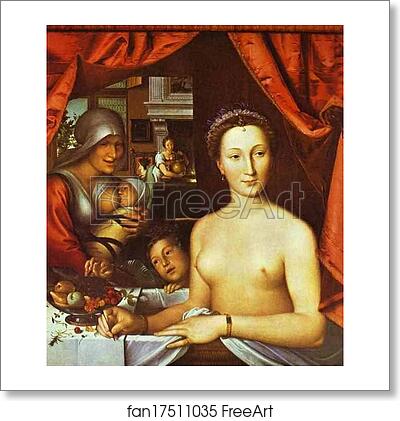 Free art print of Lady in Her Bath by Francois Clouet