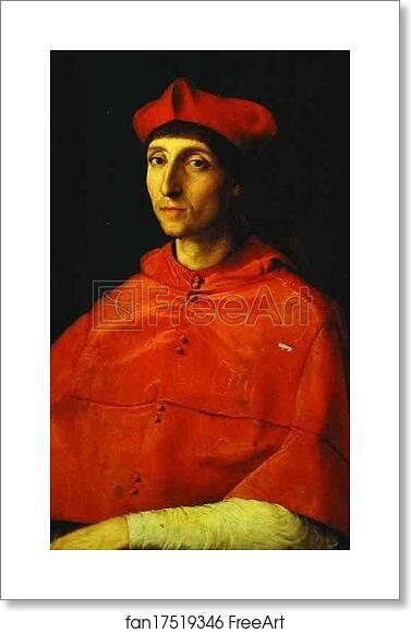 Free art print of Portrait of a Cardinal by Raphael Free art print of Portrait of a Cardinal by Raphael