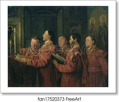 Free art print of Singing in a Choir by Vladimir Makovsky Free art print of Singing in a Choir by Vladimir Makovsky