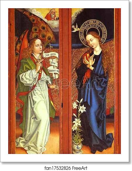 Free art print of The Annunciation by Martin Schongauer Free art print of The Annunciation by Martin Schongauer