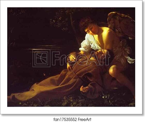 Free art print of St. Francis in Ecstasy by Caravaggio