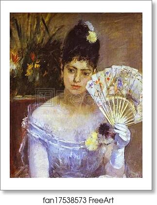Free art print of At the Ball by Berthe Morisot