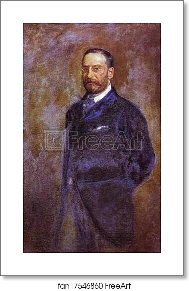 Free art print of Portrait of Charles J. Wertheimer, Esq by Sir John Everett Millais