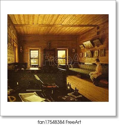 Free art print of Study of the House in the Ostrovky Estate by Grigoriy Soroka