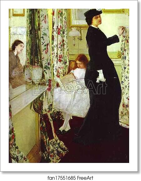 Free art print of Harmony in Green and Rose: The Music Room by James Abbott Mcneill Whistler Free art print of Harmony in Green and Rose: The Music Room by James Abbott Mcneill Whistler