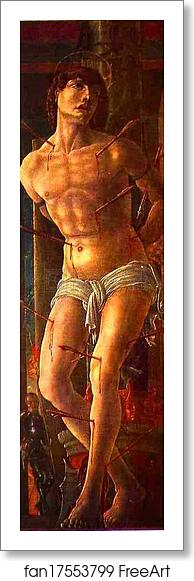Free art print of St. Sebastian by Cosmè Tura (A.K.A. Cosimo Tura)
