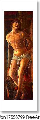Free art print of St. Sebastian by Cosmè Tura (A.K.A. Cosimo Tura)