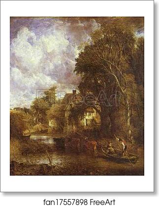 Free art print of The Valley Farm by John Constable Free art print of The Valley Farm by John Constable