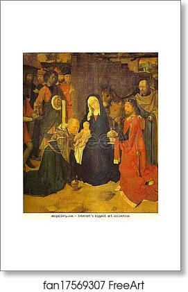 Free art print of The Adoration of the Magi by Gerard David