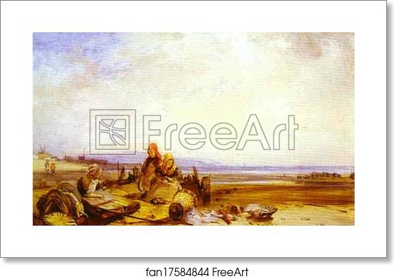 Free art print of Beach in Normandy by Richard Parkes Bonington Free art print of Beach in Normandy by Richard Parkes Bonington