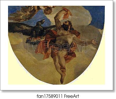 Free art print of Jupiter Expelling the Vices. Detail by Paolo Veronese
