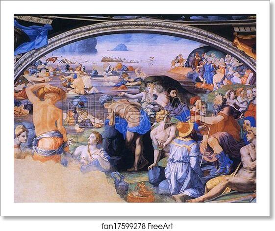 Free art print of The Passage of the Red Sea and Moses Appointing Joshua by Agnolo Bronzino Free art print of The Passage of the Red Sea and Moses Appointing Joshua by Agnolo Bronzino