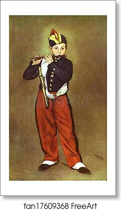Free art print of The Fifer by Edouard Manet