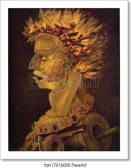 Free art print of Fire by Giuseppe Arcimboldo