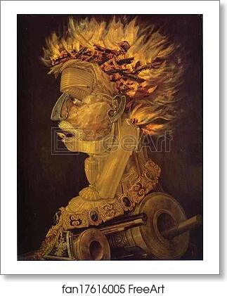 Free art print of Fire by Giuseppe Arcimboldo