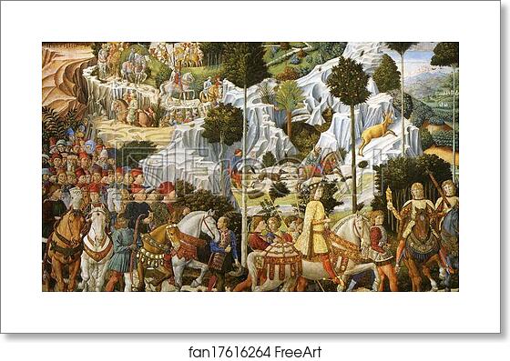 Free art print of Procession of the Magus Balthazar. Detail by Benozzo Gozzoli Free art print of Procession of the Magus Balthazar. Detail by Benozzo Gozzoli