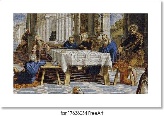 Free art print of Washing of the Feet. Detail by Jacopo Robusti, Called Tintoretto Free art print of Washing of the Feet. Detail by Jacopo Robusti, Called Tintoretto