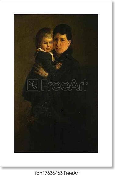 Free art print of Portrait of Sophia Tolstaya, Leo Tolstoy's Wife, with Their Daughter Alexandra Tolstaya by Nikolay Gay Free art print of Portrait of Sophia Tolstaya, Leo Tolstoy's Wife, with Their Daughter Alexandra Tolstaya by Nikolay Gay