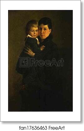 Free art print of Portrait of Sophia Tolstaya, Leo Tolstoy's Wife, with Their Daughter Alexandra Tolstaya by Nikolay Gay Free art print of Portrait of Sophia Tolstaya, Leo Tolstoy's Wife, with Their Daughter Alexandra Tolstaya by Nikolay Gay