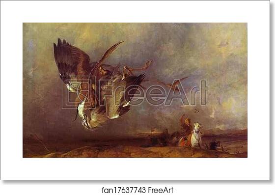 Free art print of Hawking by Sir Edwin Landseer Free art print of Hawking by Sir Edwin Landseer
